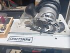 CRAFTSMAN 9.5 AMP 25,000 RPM Fixed ROUTER MODEL 320.17541 WITH BIT BOX AND TABLE