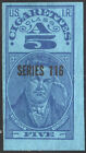 New ListingTA278b Series 116 Cigarette Revenue Stamp: 5 Cigarettes (1946) Used