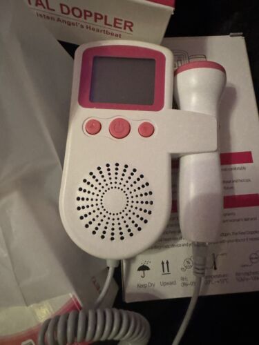 New ListingFetal Monitor Baby Heart Rate Fetus Pink Pregnancy