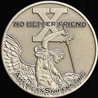 American' Snipers X No Better Friend No Worse Enemy Challenge Coin