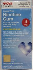 CVS Health Nicotine Original Flavor Gum 4mg 50piece Exp 5/24