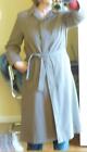 Vintage Talbots classic elegant belted trench coat detachable warm lining 6P