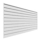 Proslat Slatwall Panel 8' x 4' PVC White