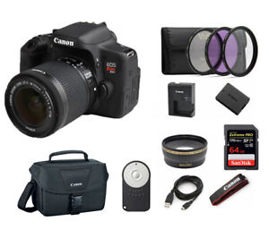 Canon EOS Rebel T6i 24.2MP Digital SLR Camera SPECIAL PRO  BUNDLE & Accessories