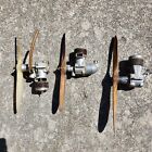 Three Vintage 1940s 1950s Model Airplane Engines, Stallion, McCoy, Bullet