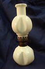 Ant.Vintage White Milk Glass Miniature GWTW Oil Lamp & Shade Smith #2 Fig 214