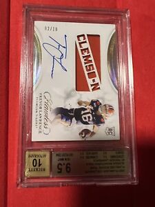 2021 Flawless Collegiate Trevor Lawrence  RPA On Card Auto 🔥/10 Gold BGS 9.5🔥
