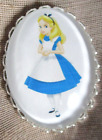 XL CAMEO BUTTON - ALICE IN WONDERLAND IN BLUE DRESS W WHITE PINAFORE - 1-1/2