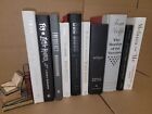 Lot of 6 Monochrome Hardcover Chic Books Staging Decor Modern BLACK GREY WHITE