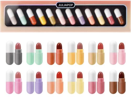 kissio Mini capsules lipsticks Velvet set pack of 12 Lipstick Profusion New