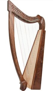 Roosebeck 22-String Lacewood Heather Harp W Free Microphone