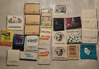 Lot of 25 Vintage Various Restaurant/Business Matchbook Collection Stick Matches