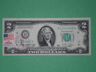 US 2 Dollar Bill JULY 4 1976 ( CLEVELAND D ) Lucky Money Note USPS Stamp Cancel