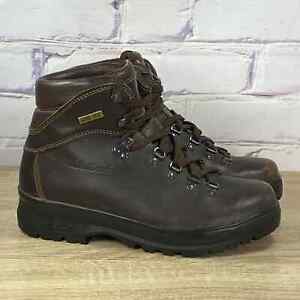 LL Bean Cresta Brown Leather Gore-Tex Hiking Boots Women’s 7.5 Vibram Waterproof