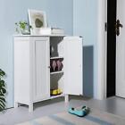 Bathroom Floor Cabinet Storage Organizer Free Standing Cabinet White
