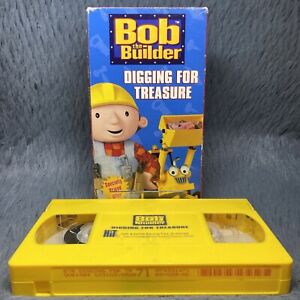 Bob the Builder Digging For Treasure VHS 2003 Video Tape Classic Cartoon Movie
