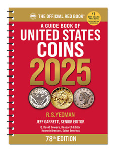 2025 Red Book Price Guide, 78th Edition, Spiral, In Stock and Shipping NOW!