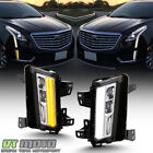 [SwitchBack] 2017-2018 Cadillac XT5 LED DRL w/Turn Signal Fog Lights Lamps (For: 2017 Cadillac)