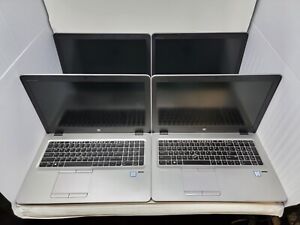 Lot of 4 HP EliteBook 850 G4 | Intel i5-7200U | 16GB RAM | 256GB SSD | No OS
