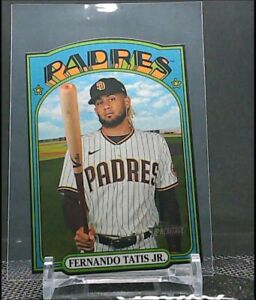 2021 Topps Heritage Fernando Tatis Jr. 1972 Die-Cut Mini Padres