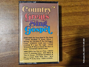 New ListingCountry Greats Sing Gospel by Various Artists (Cassette, Nov-1988, Arrival)