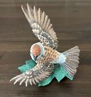 Lenox Chirpping Sparrow Fine Porcelain Bird Figurine Slight Damage
