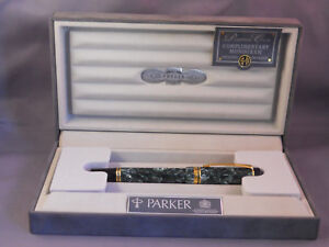 Parker Vintage Centennial Duofold Green Roller ball pen