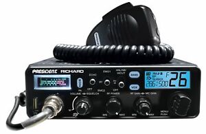 President Richard 10 Meter Amateur Ham Radio Transceiver AM/FM/PA 12v  7 Color