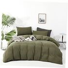 New Listing Green Comforter Set Olive Green Bedding Comforter Set Dark King 1-olive Green