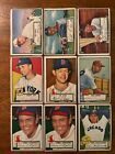 1952 Topps Baseball - 27 Card Lot - Poor/ Fair/ Good Condition - See Pictures