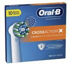 NIOB Oral-B Cross Action Electric Toothbrush Replacement Brush Heads, 10 ct.