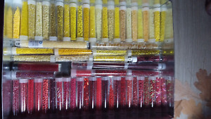 Sead Beads Red & Yellow High Quality Huge Lot