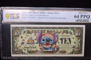 2005 $10, DISNEY DOLLAR - Disney World.. Store Sale #30113