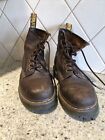 Doc Martens Air Wair Brown Leather Boot Lace Up Mens Size 7