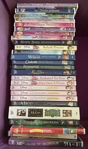 Disney Princesses/Barbie/Bratz DVD’s Lot Of 27