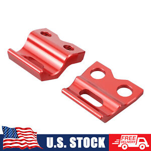 Anodized Red Front Brake Hose Line Clamp For Honda CR250 CR125 CRF250 CRF450