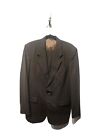 Vintage Christian Dior Monsieur Blazer Suit Jacket Size 41L  Brown striped