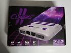 Classiq 2 HD 720p Twin Video Game System Grey/Purple for SNES/NES *OLD SKOOL* OB