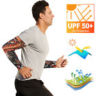 10PCS Cooling Arm Sleeves Men Women UV Sun Protection Sports Sleeve Tattoo Cover