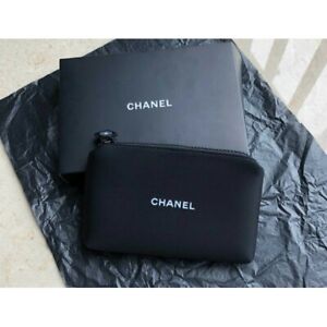 Chanel BLACK MAKE UP POUCH bag