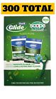 2 BAGS of 150 COUNT Oral-B Glide DENTAL FLOSS PICKS W/ Scope Outlast MINT FLAVOR