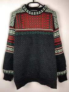Vintage Dale Of Norway Mens Wool Knit Sweater Fits Large Size On Tag XXL