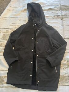 nine west hooded coat size large
