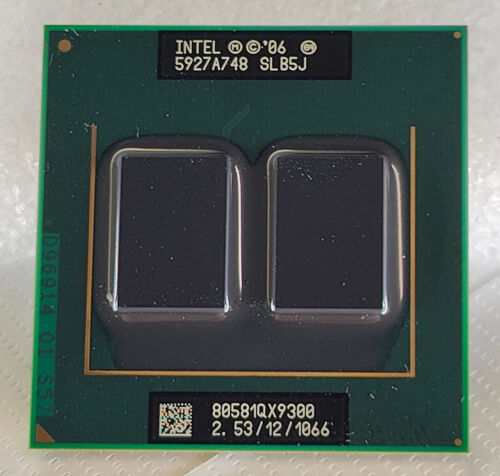 Intel Core 2 Extreme QX9300 CPU SLB5J 2.53GHz 12MB L2 1066 MHz 4 Core Socket P