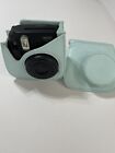 Fujifilm Instax Mini 8  Instant Film Camera Black With Blue Case - Tested