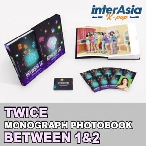 TWICE MONOGRAPH BETWEEN 1&2 Photobook W/ Photocard New