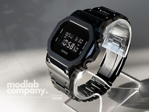 [CLASSIC Series] G-Shock DW5600 BB mod - Black / Black Men's watch Gift