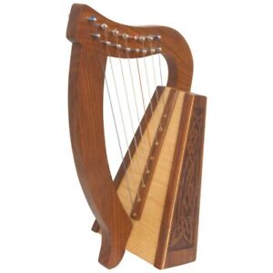 Mid-East HLLA-K Roosebeck Lily Harp TM, 8 Strings, Knotwork