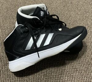 Adidas Black High Top Basketball Sneakers Running Shoes Men's 11