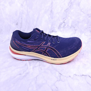 Asics Womens Gel-KAYANO 29 Running Shoes 11 Wide Navy Coral Comfort Trainer EUC